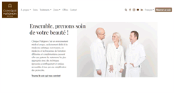 Desktop Screenshot of cliniquematignon.ch